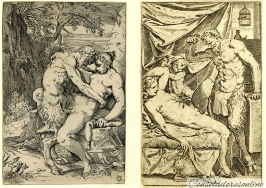 dibujos eróticos de la antiguedad
